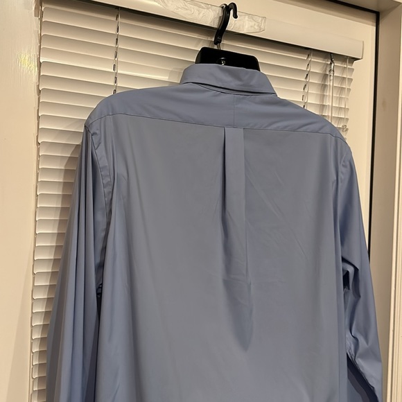 Ralph Lauren Blue Performance Stretch Wicking Button Down Shirt - Picture 6 of 8